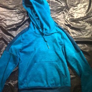 Turquoise adidas hoodie